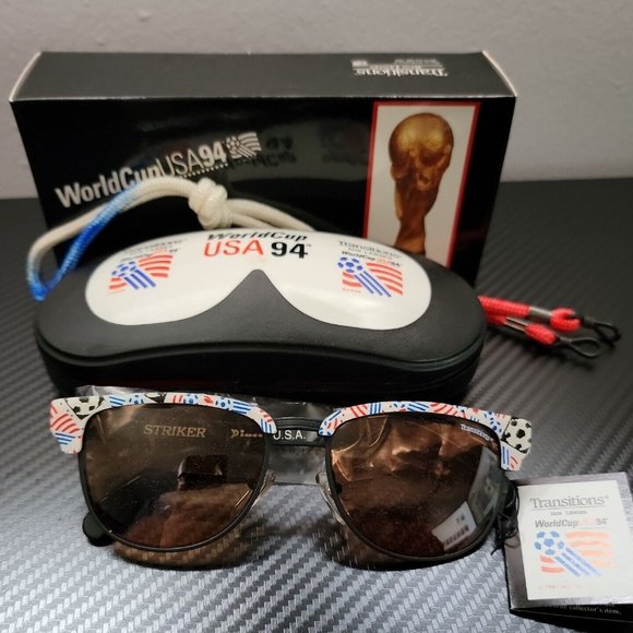 Diaco Other - Vintage World Cup Soccer USA 1994 Striker Sunglasses By Diaco Transitions Lenses